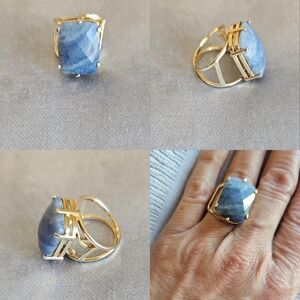 Blue Quartz Ring